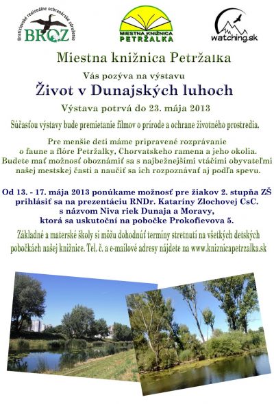 výstava – Život v dunajských luhoch