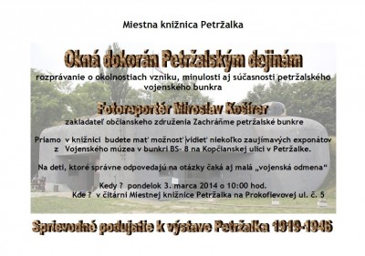 Okná dokorán Petržalskej histórii