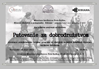 výstava – Putovanie za dobrodružstvom