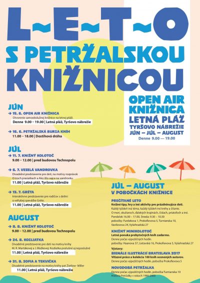 Leto s petržalskou knižnicou 2018