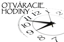 Otváracie hodiny od 3.septembra 2018