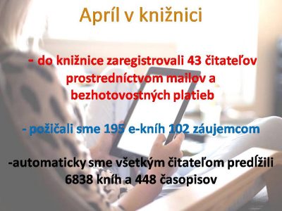Knižnica v apríli