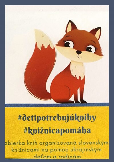 #kniznicapomaha  alebo Deti potrebujú knihy