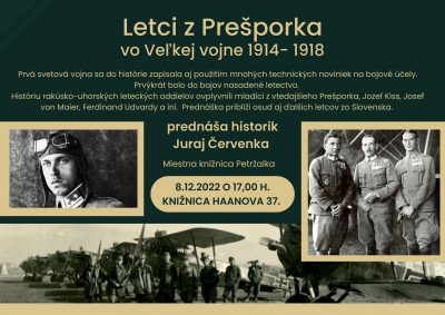 Letci z Prešporka vo Veľkej vojne 1914-1918