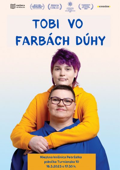 Dokumentárny film Tobi vo farbách dúhy- premietanie v knižnici