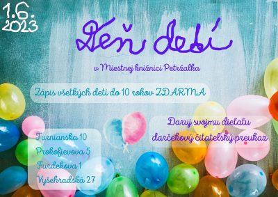 Deň detí v petržalskej knižnici