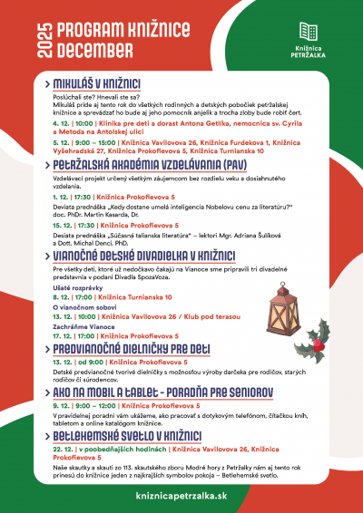 December v knižnici