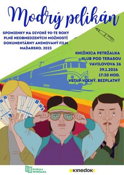 Kinedok v knižnici – Modrý pelikán- maďarský animovaný dokument