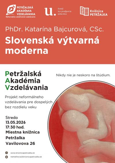 Petržalská akadémia vzdelávania – PhDr. Katarína Bajcurová, CSc.: Slovenská výtvarná moderna