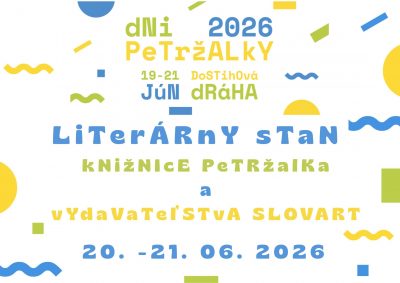 Literárny stan knižnice a vydavateľstva Slovart na Dňoch Petržalky