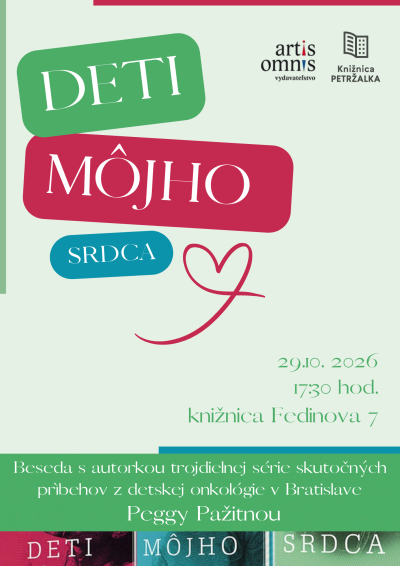 Deti môjho srdca – stretnutie s autorkou Peggy Pažitnou