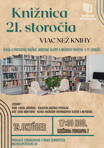 Knižnica 21. storočia – viac než knihy